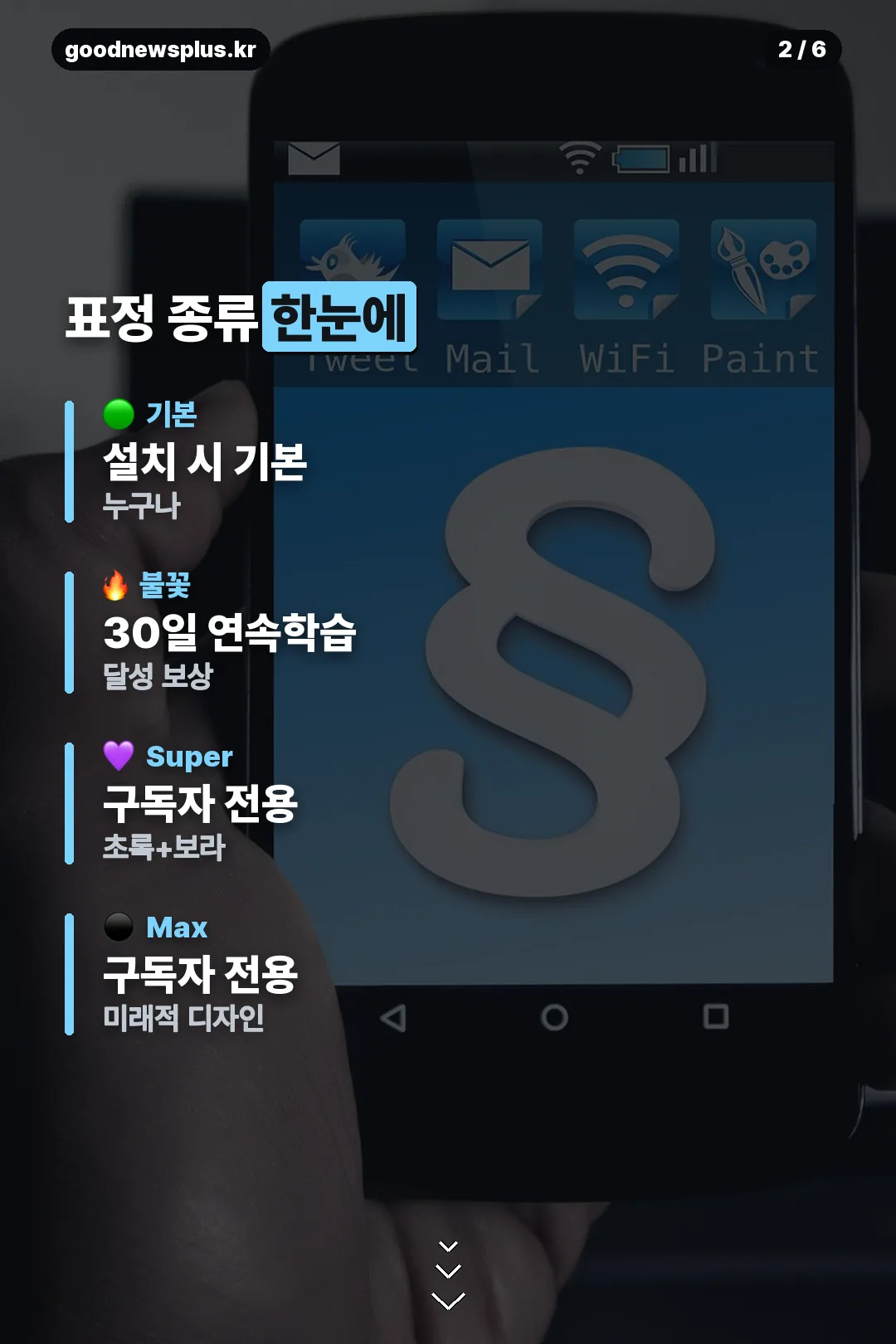 표정 종류 한눈에