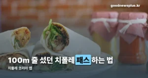 치폴레 강남 앱주문 — 치폴레 코리아 앱으로 줄 없이 픽업하는 법