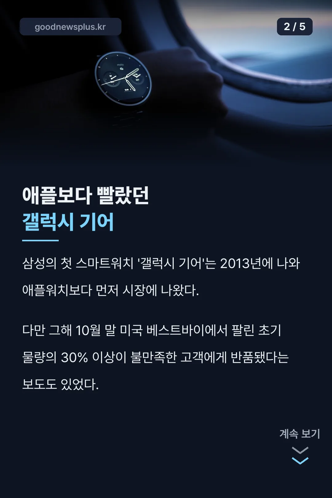 2013년 갤럭시 기어 역사